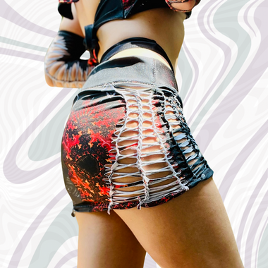 Euphoria Weaved Low Rise Mini Skirt